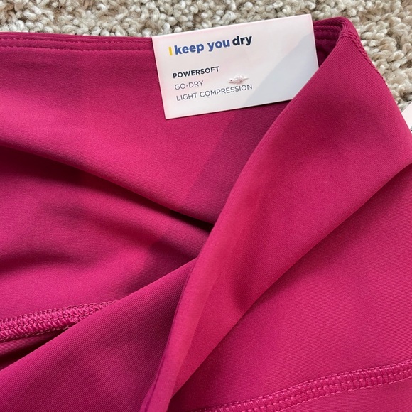 Old Navy Power Soft 7/8 leggings with ankle cutouts workout size large Tall NWT - Picture 5 of 6